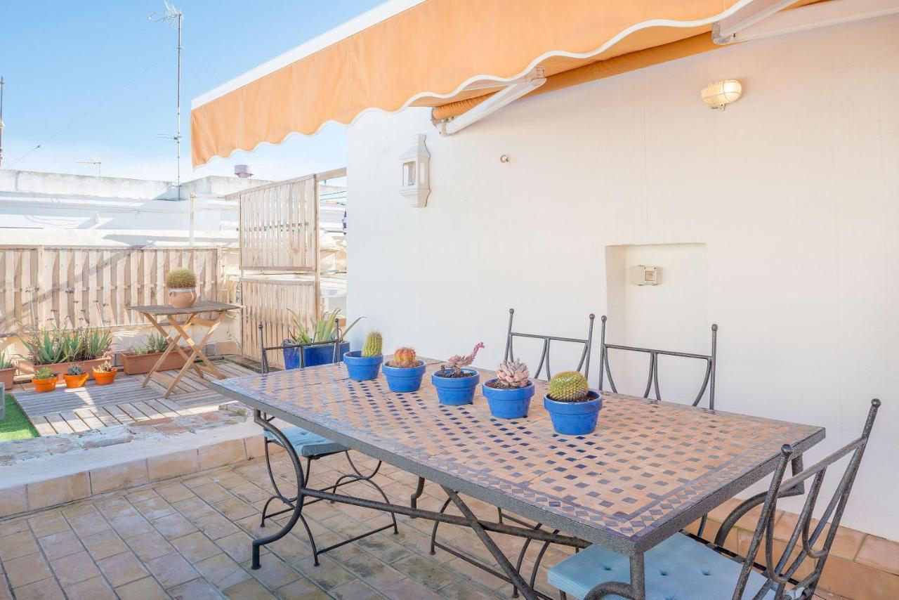Atico En El Centro Con Terraza Apartman Cádiz Kültér fotó